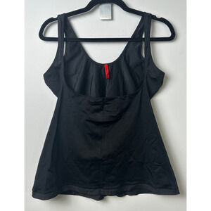 Spanx® Open-Bust Tank Shapewear Very Black size 1X Nylon Blend Womens Fitted A43